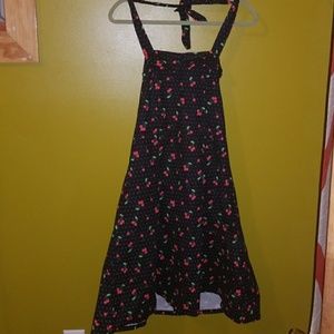 Pinup style halter dress